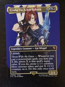 MTG Final Fantasy English G'raha Tia, Scion Reborn Borderless 0203 Non-Foil - Picture 1 of 2
