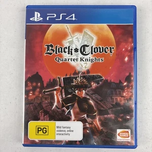 Black Clover Quartet Knights Sony PlayStation 4 PS4 Game 2018 PAL - Picture 1 of 6