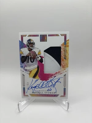 Kordell Stewart 2024 Impecable EXTRAVAGANCIA Parche en Tarjeta Automático SSP/75 Steelers Foto 1 de 4