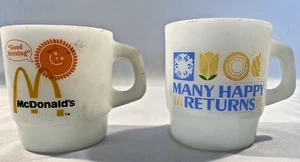 Juego de 2 tazas de café McDonalds vintage vaso y vaso de leche #33 y #64 - Imagen 1 de 6