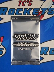 Digimon Juego de Cartas Across Time Pre-Lanzamiento Pack Inglés Precintado - Imagen 1 de 3