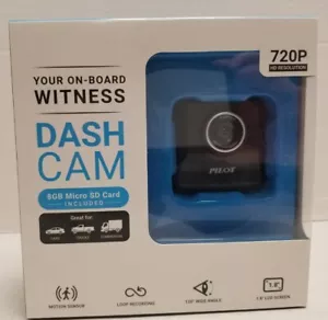 New DASH CAM Pilot On-Board Witness 720p Automotive Dash Cam 8GB SD Card - Picture 1 of 7