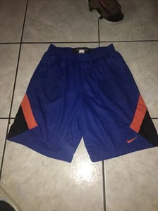 Nike Basketball Mens Shorts Sz Large Gray Tag blue orange black used - Picture 1 of 19