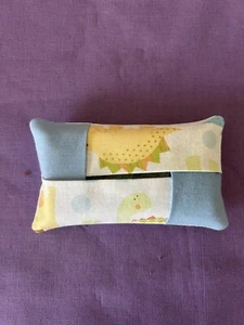 Handmade Pocket Tissue Holder For Purse 3” X 5” Dinosaur Theme - Picture 1 of 3