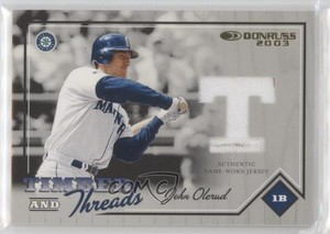 2003 Donruss Timber and Threads /450 John Olerud #TT33