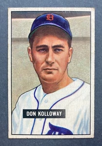 1951 Bowman #105 Don Kolloway (Detroit Tigers) (A) - Bild 1 von 2