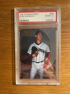 Ryan Anderson Mariners 1998 Bowman's Best Rookie #163 Graded PSA 8 Near MINT - Picture 1 of 1