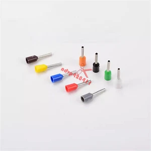 90Pcs Wire Copper Crimp Connector Insulated Pin Terminal E1510 16AWG - Picture 1 of 3