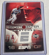 2005 Upper Deck ESPN Sportscenter- GARRET ANDERSON Jersey Relic