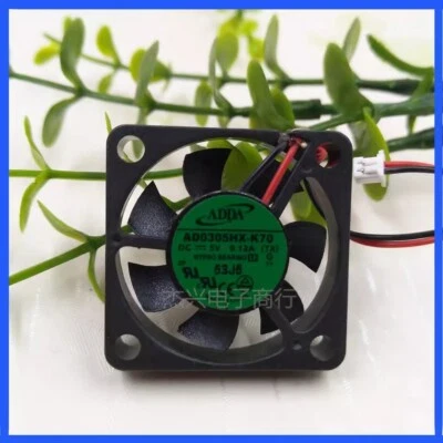 ADDA AD0305HX-K70 3006 DC5V 0.18A 3CM 2-Pin Silent Cooling Fan - Image 1 of 2