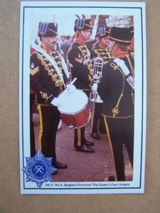 Postal de uniforme militar impresa - Los propios húsares de la reina - Imagen 1 de 1