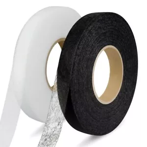 2 Rolls 140 Yards Iron On Hemming Tape Fusible Sewing Tape for Curtain Clothes - Picture 1 of 6