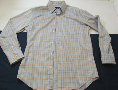 Kenneth Roberts PLatinum Long Sleeve Men's Shirt Plaid Size Medium - Image 1 of 4