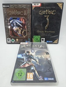 Gothic 2 + Gothic 3 Gold Edition + Arcani Gothic 4 (6 Discs) 2002-2010 ✅️ - Bild 1 von 6