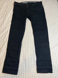 Lee Herren Slim Straight Denim Jeans Schwarz 36x34 - Bild 1 von 9