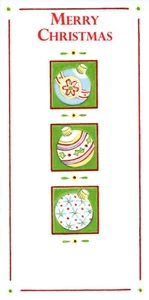 Simple MERRY CHRISTMAS Money Gift Card Holder by Gallant Greetings + Envelope - Picture 1 of 5