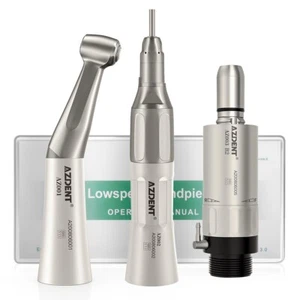 Dental Slow Low Speed Handpiece Straight Contra Angle Air Motor 2 Hole - Picture 1 of 27