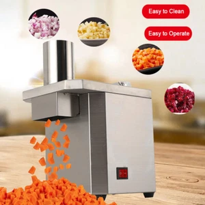 Picadora de verduras eléctrica 110 V automática máquina cortadora manual comercial - Imagen 1 de 12