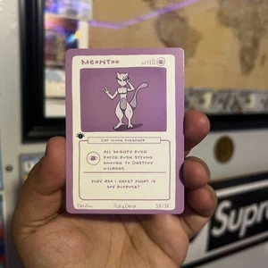 1st Edition Pokederp 2 Meowtoo - Mewtwo 38/38 Custom Derpy Card - Picture 1 of 17
