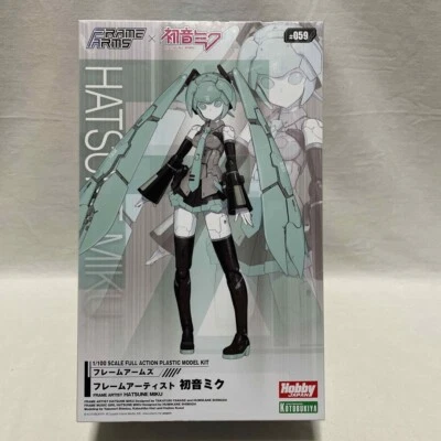 Frame Arms Frame Artist Hatsune Miku 1/100 Scale Plastic Model KOTOBUKIYA Japan - Image 1 of 4