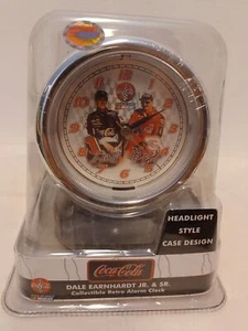 Dale Earndhart Jr And Sr Collectible Alarm Clock - Picture 1 of 4