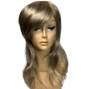 Vintage Y2k Dü Wigs Be Gentle Sandstone Blonde Layered Kanekalon Synthetic 16/21 - Picture 1 of 17