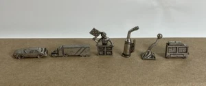NASCAR Monopoly Set of 6 Pewter Tokens 2002 - Picture 1 of 4