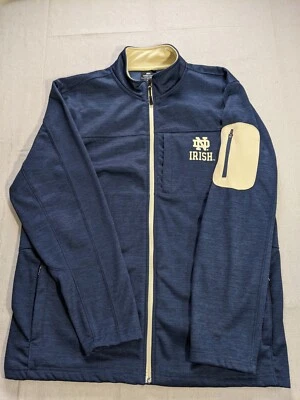Куртка мужская XL Notre Dame ирландская на молнии темно-синяя и кремовая 4 кармана - Изображение 1 из 4