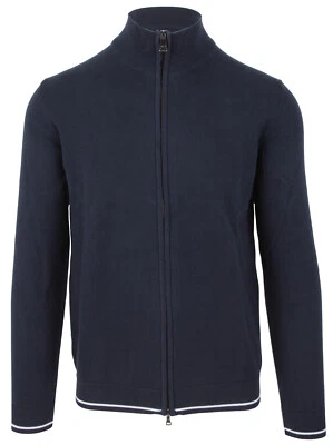 PAUL & SHARK YACHTING Men's Zip Cardigan Size L Blue COLOURS OF COTTON - Image 1 of 4