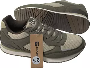 Quiksilver Beaumont Shoes / Sneakers - NEW Mens 9.5 Green / Olive - #46475-CL1 - Picture 1 of 5