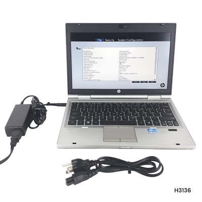 Hp EliteBook 2560p 12.5'' Laptop i5-2520M 8GB 500GB HDD Boots/Bios No OS H3136 - Image 1 of 4