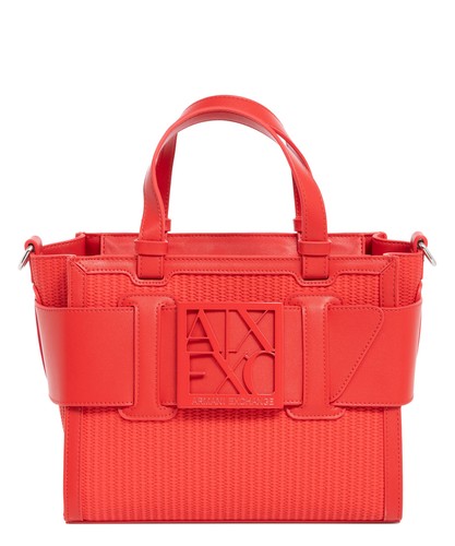 BOYY Armani Exchange borsa a mano donna XW000392AF13673U5006 rosso Red media tote