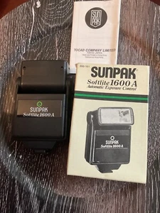 Vintage Sunpak Softlite 1600A Automatic Exposure Flash Unit - MINT - Picture 1 of 4