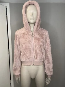 Maglione donna Forever 21 rosa fuzzy con zip - Foto 1 di 5