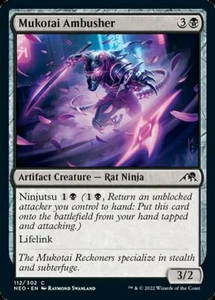 MUKOTAI AMBUSHER x4 mtg NM-M Kamigawa Neon Dynasty 4 Common - Picture 1 of 1