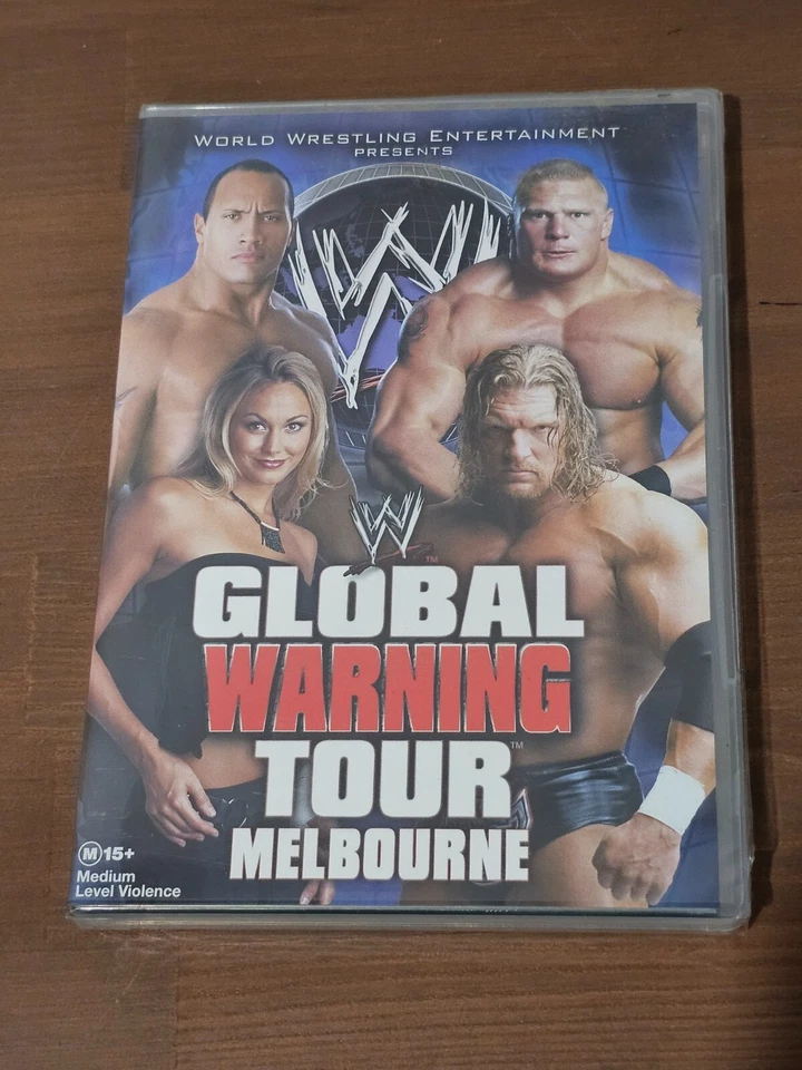 WWE Global Warning Tour Melbourne DVD All Regions NTSC 2002 NEW SEALED - Image 1 of 2