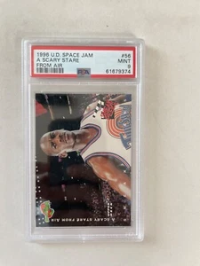 1996 Upper Deck Space Jam - A scary stare from Air #56 PSA 9 Michael Jordan - Bild 1 von 2