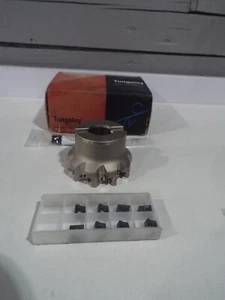 $1050 Tungaloy 3" Indexable Square-Shoulder Face Mill 1" arbor tpq11r300u0100a10 - Picture 1 of 3