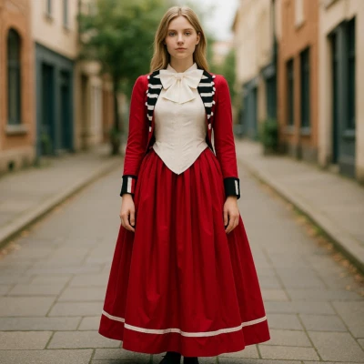 Georgian Dress, Marie Antoinette , riding habit Georgian costume madam pompadour - Image 1 of 4