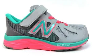 New Balance Toddler Running Shoes Lightweight Comfort Sneakers Grey Size 2 XW - Picture 1 of 5