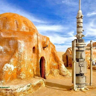 Telón de fondo diorama escala 1/6 STAR WARS Tatooine Homestead IKEA DETOLF 15x15 Foto 1 de 4