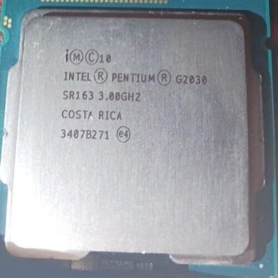 Intel Pentium Dual-Core G2030 SR163 3.00GHz 3MB LGA 1155 Desktop CPU Costa Rica - Image 1 of 2