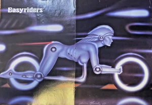 1997 David Mann Poster Robot Motorcycle Transformer - Bild 1 von 1
