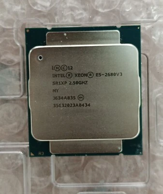 Intel Xeon E5-2680 v3 CPU 12-C/ 24T, 2.5GHz,30MB Cache Processor (SR1XP) - Image 1 of 2