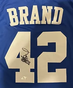 Elton Brand Signed Autographed Duke Blue Devils Jersey PSA/DNA COA - Picture 1 of 3