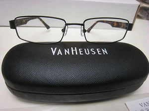 VAN HEUSEN BRILLENGESTELL Style S332 SCHWARZ 54-18-140 mit generischem Etui - Bild 1 von 4