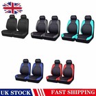 Washable Front Fabric Car Seat Cover Protectors + Seat Head Covers