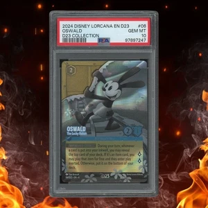 2024 Disney Lorcana OSWALD D23 Collection PSA 10 06/D23 - Bild 1 von 3