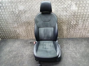 SKODA OCTAVIA SEAT FRONT LEFT PASSENGER SIDE HALF LEATHER MK3 2013 - 2020 - Picture 1 of 12