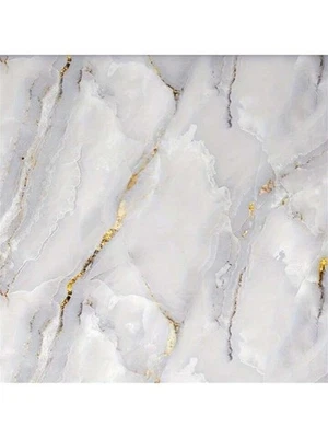 Marble Tile Wallpaper Kitchen Bathroom Waterproof PVC Self-adhesive Wall Sticker - Image 1 of 4